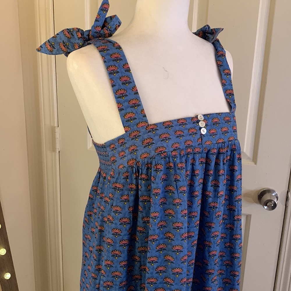 Free People x Cleobella Blue Lotus Midi Dress - Picture 10 of 15